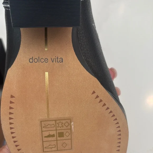 Dolce Vita Western Boot Black Multi Leather Lassie Size 7.5  NWT - Picture 10 of 14